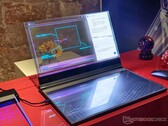De ThinkBook Transparent Display Laptop is een van de meest unieke apparaten die op MWC 2024 getoond zal worden. (Afbeeldingsbron: Notebookcheck)