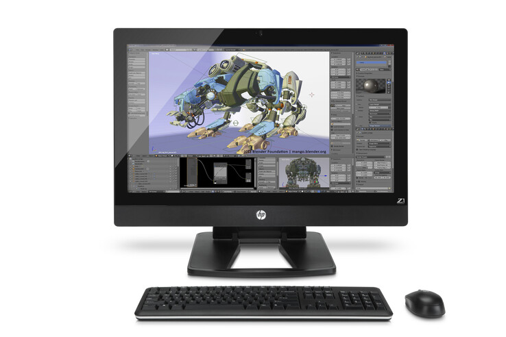 Picture HP: HP Z1 all-in-one workstation in a 27-inch size