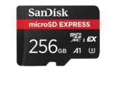 De eerste microSD Express-kaart van Sandisk. (Afbeelding: Sandisk)