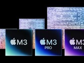 De Apple M3 serie heeft een krachtige prestatie geleverd in de PassMark benchmark database. (Afbeeldingsbron: Apple - bewerkt)