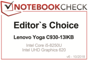 Editor's Choice Award in november 2018: Yoga C930-13IKB