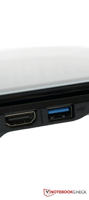 Acer heeft de notebook uitgerust met een snelle USB 3.0 poort.