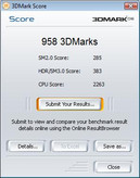 3D Mark06 score voor  GMA 4500 MHD