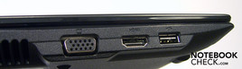 Links: VGA, HDMI, USB
