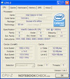 CPU-Z- informatie van de Acer Extensa 5220