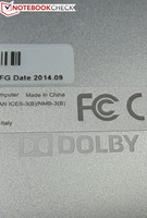 Acer heeft de Iconia Tab 10 uitgerust met een Dolby geluidssysteem.