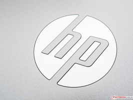 HP's glanzende logo.