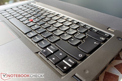 Het toetsenbord van de T440 behoudt de vertrouwde kwaliteiten.