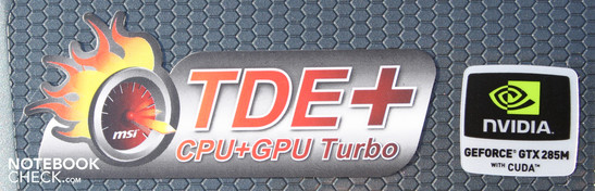 MSI GT660R-i74129BLW7P: de Turbo Engine verhoogt de CPU prestaties maar met ongeveer 5%, de GPU prestaties veranderen ondanks de lichte overklok niet (30 MHz core).