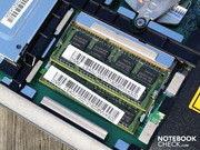 De DDR3 RAM is verdeelt over twee modules.