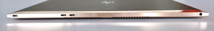 Achterkant: 1x USB Type-C Gen. 1, 2x USB Type-C Gen. 2 + Thunderbolt 3, 3.5 mm combinatiepoort