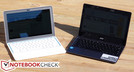 Links: de HP Chromebook 11; rechts: The Acer C720-2800 Chromebook