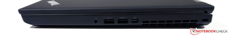 Rechterkant: Gecombineerde audiopoort, 2x USB 3.0, Mini-DisplayPort 1.2