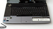 Daardoor is het toetsenbord niet langer gecentreerd en dat is van invloed op het uiterlijk van de Aspire 6920G.