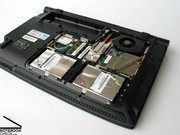 Onze uitvoering van de notebook beschikte over twee Western Digital harde schijven met in totaal een grootte van 640GB.