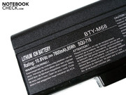 De batterijlevensduur is bescheiden, typisch voor een game notebook