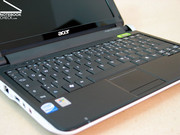 Het aangeboden toetsenbord heeft iets kleinere toetsen dan zijn concurrenten in de 10 inch categorie.