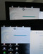 Het scherm heeft 'bloost' een beetje, vooral bij een witte achtergrond - hier vergelijken we het scherm met een desktop monitor