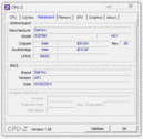 Systeminfo CPUZ moederbord