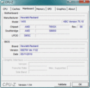 Systeeminformatie CPUZ Moederbord