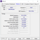 CPU Z geheugen