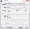 Systeeminformatie CPUZ moederbord