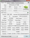 Systeeminformatie GPUZ Nvidia GT 540M