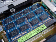Twee modules van elk 2.048 MB bieden in totaal 4 GB DDR3 geheugen