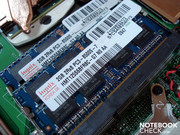 Twee RAM modules van elk 2048MB DDR3 RAM zijn al ingebouwd.