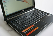 De laptop voelt goed aan, niet geheeld ondanks de hoge kwaliteit van de gebruikte materialen.