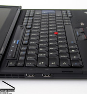 Het toetsenbord heeft de bekende Thinkpad layout.