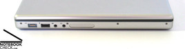 Linkerzijde: ExpressCard 34mm, (opt.) audio uit, (opt.) audio in, 2x USB 2.0, MagSafe Power Connector