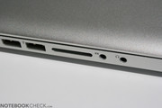 Het aantal poorten is beperkt op de MacBooks.