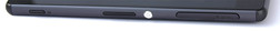 Rechts: Nano SIM poort, micro-SD (achter flap), Standby knop, volume knop, camera knop