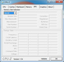 Systeeminfo CPUZ RAM SPD