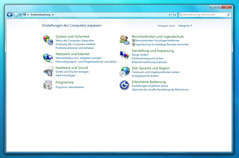 De systeem controle van Windows 7 doet grotendeels denken aan Vista