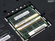 Ons testexemplaar beschikt over een totaal van 4 GB DDR3 RAM geheugen.