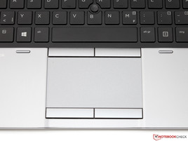 Touchpad en trackpoint