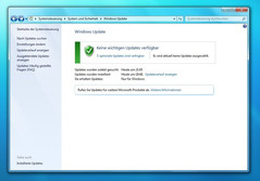 Het update scherm van Windows 7 komt overeen met dat van Vista