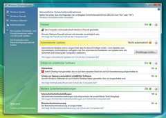 Het beveiligingscentrum van Windows Vista is een uitgeboorde versie van XP