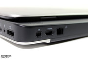 Externe monitoren kunnen aangesloten worden via (mini) DisplayPort of HDMI.