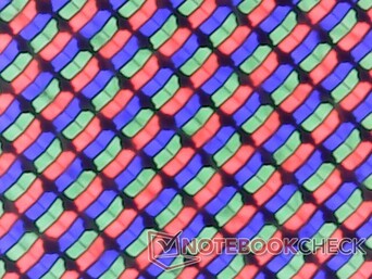 Scherpe RGB-subpixels zonder merkbare korreligheid