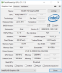 Systeem info: GPU-Z HD Graphics 630