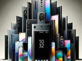 Sony's 2024 Xperia 1 smartphone zou korter en breder kunnen zijn dan de Xperia 1 V. (Afbeeldingsbron: DALLE 3 gegenereerde afbeelding)