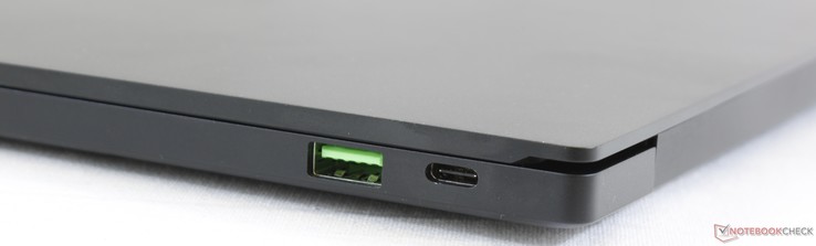 Rechterkant: USB Type-A 3.1, Thunderbolt 3