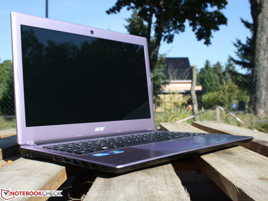 Acer Aspire V5-431-887B4G50Mauu: Celeron of Pentium - het maakt niet uit: de matige batterijduur is te wijten aan de lage capaciteit van de batterij.