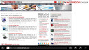Internet Explorer 10 als een touch-geoptimaliseerde App.