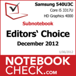 Winnaar: Samsung 540U3C-A01DE