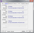 Systeem info CPUZ Cache