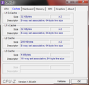 Systeeminformatie CPUZ Cache